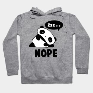 NOPE' Lazy Panda Hoodie